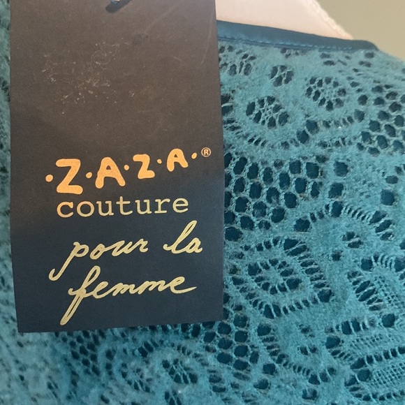 NWT Zaza Couture Eyelet Dress, Size Small - Picture 5 of 6